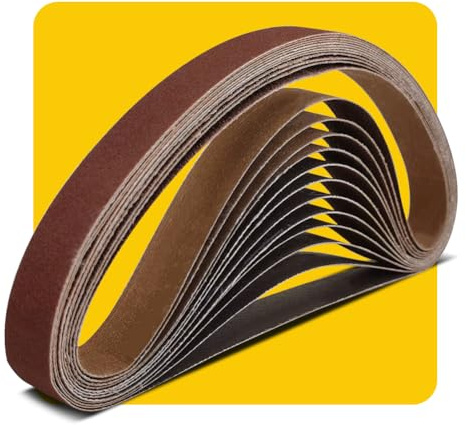 1 x 30 tum 40 slipband | premium slipband av aluminiumoxid | slippapper för premiumslipmaskiner - 12-pack