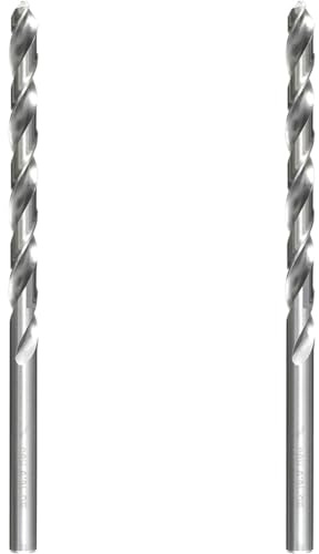 kwb HSS Metallbohrer extra lang Ø 3 mm mit speziellem Spitzenanschliff und hoher Schnittgeschwindigkeit beim kraftsparenden Bohren mit Akkuschraubern und Bohrmaschinen (Packung mit 2)