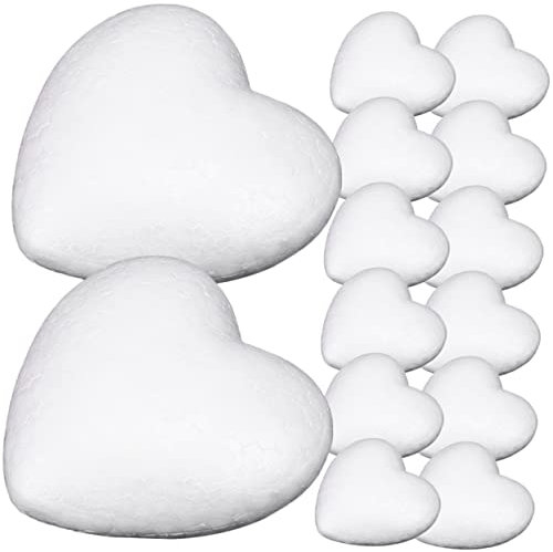 Operitacx Bastelschaum Herzbälle Rosenblütenblätter Hochzeit 5cm Größe Bälle