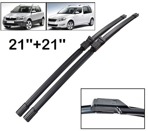 21&21 Scheibenwischerblätter for Skoda Fabia Roomster 2007 2008 2009 2010 2011 2012 2013 2014 Frontscheibe