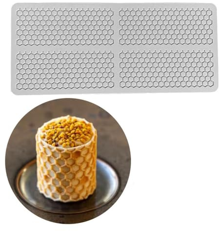 Tuile form silikon, blomblad vener silikonformar för hantverk, 3D-krökningar blomformar silikon, återanvändbar kakspets för sockerpasta choklad fondant smör tvål