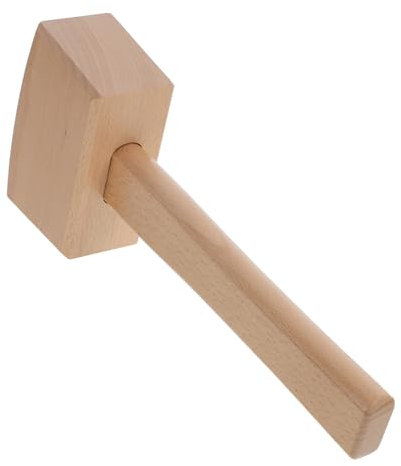 KONTONTY Woodworking Tools DIY Hammer for Carpenters Handmade Beechwood Hammer Versatile Craft Tool Stylish Appearance