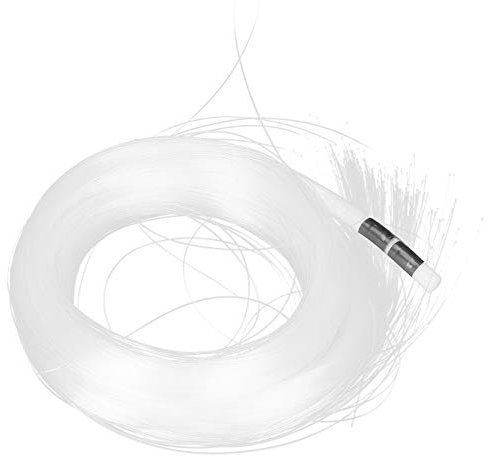 Acouto 200 Pcs 3 Metri Cavo in Fibra Ottica PMMA in Plastica Luminosa in Fibra Ottica Decorazione di Tenda Ed è 20 It S Easil in di Cavo in 0,75 Mm CableopitCal Ottico