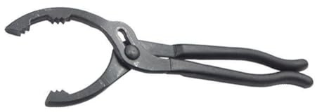 Pince réglable de 30,5 cm - Outil de retrait d'entonnoir d'huile - Clé à enfoncer - Outil de retrait de conduits