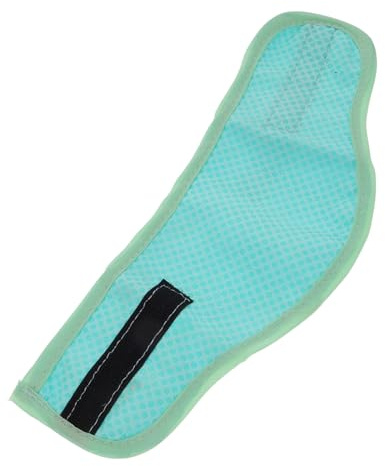 Beaupretty Pet Cooling Scarf with Breathable Fabric, Dog Collar for Small Breeds, Cooling Triangle Bandana in Green Polka Dot for Puppies