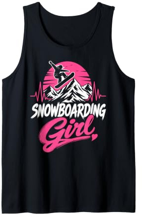 Snowboarder Snowboarding Girl Girls Children Snowboard Tank Top