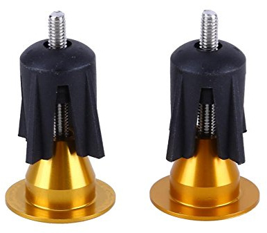 KOBONA Fahrrad-Lenkerstopfen, Fahrrad-Lenkerstopfen, Aluminiumlegierung, Endstopfen for Lenker, Endkappen for Rennrad, Mountainbike, MTB