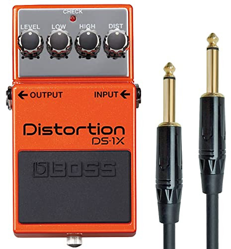 Boss DS-1X Special Distortion Verzerrer Pedal + keepdrum Klinkenkabel