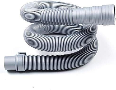 Drain Hose,Replacement Drain Hose,Flexible Air Conditioning Drain Hose Universal Water Inlet Extension Pipe Washing Machine Faucet Bathroom for Dishwasher,(Color:White, Length:2m) ( Color : Dark Grey