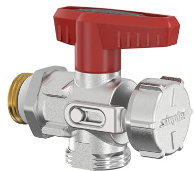 Simplex KFE-Kugelhahn für Heizung mit Außengewinde G 1⁄2 M, silikonfrei - F10658