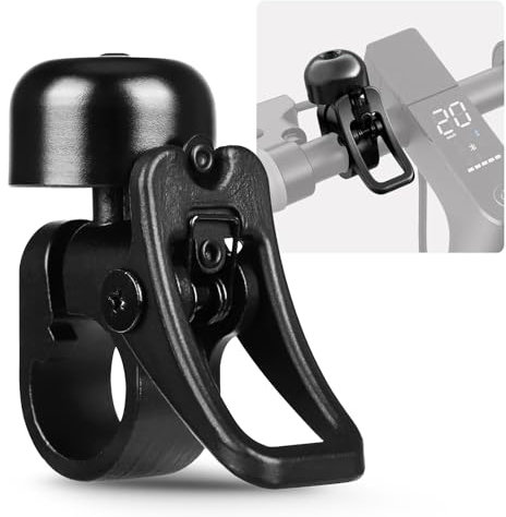 SYACHI Elektro-Scooter-Klingel aus Aluminiumlegierung, Fahrrad Klingel, Klassische Fahrradklingel für Xiaomi Pro/Pro 2/1S/Lite/Mi3/Ninebot g30/Fahrrad/MTB/Elektrofahrrad, Passender 22mm Lenker
