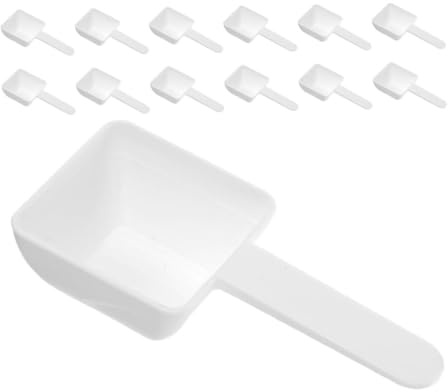 Dosatore per Detersivo in 40 Pezzi in Plastica | 8x4, Formato Quadrato 9, Misura 15g, 6x2, 3cm, Uso per Lavaggio a Mano e Impiego Commerciale