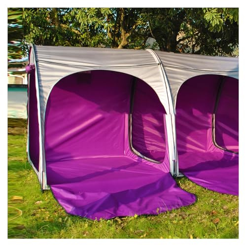 Abri de rangement extérieur pour 2/3/4/5 vélos Violet résistant aux intempéries et spacieux