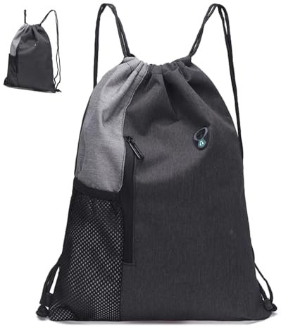 Yistoi Sacca Sportiva, Zaino con Coulisse, Gym Sack, Semplice e Alla Moda, Multistrato di Grande Capacità, Antigraffio, Inodore, Idrorepellente, Adatto per Sport All'aria Aperta, Fitness, Viaggi