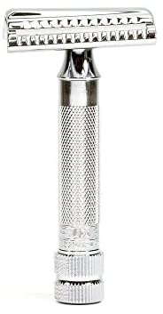 Merkur of Solingen Chrome Slant Safety Razor 37 - No Blades Included