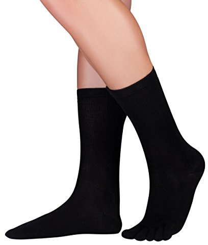 Knitido Dr. Foot® Silver Protect, antimikrobielle wadenlange Zehensocken mit Silberfaser