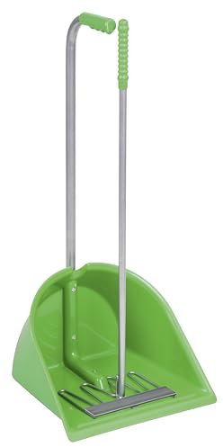 KERBL Mistboy Hellgrün (Höhe 75 cm, Mistkratzer für die Reinigung von Pferdeboxen / Transporter / Paddock, Bollensammler, Stallboy) ‎32808