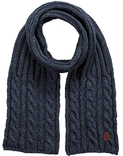 Barts Herren Twister Scarf Schal, Blau (NAVY 0003), One size (Herstellergröße: UNI)