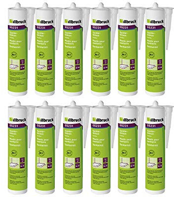 Silikon Sanitär und Bau Profiware Illbruck GS 231 12x 310ml Kartusche manhattan