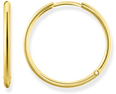 THOMAS SABO Creolen groß 750 Gelbgold Vergoldung, 925 Sterlingsilber