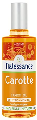 NATESSANCE Huile de Carotte Effet Bonne Mine 100 ml