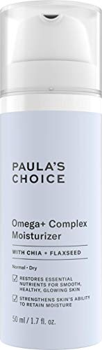 Paula's Choice OMEGA+ COMPLEX Nachtcreme - Feuchtigkeitscreme Gesicht - Pflegt und Regeneriert - Stärkt die Natürliche Hautschutzbarriere - mit Chia und Leinsamen - Normale bis Trockene Haut - 50 ml