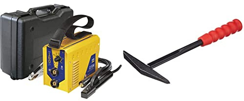 GYS - Gysmi 160P - Poste à Souder - inverter - MMA - Ø 1, 6 à 4 mm - 230V - Livré avec cables de masse et Porte Électrodes en Valise & Marteau à Piquer