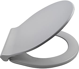 Belvit Soft-Close Absenkautomatik WC-Deckel Toilettensitz Manhattan Grau