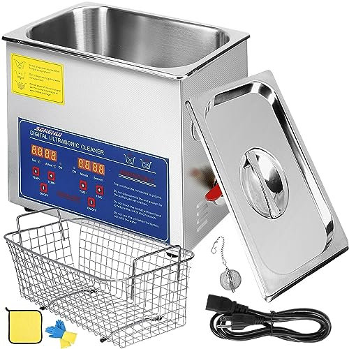 Nettoyeur A Ultrasons 10L,Nettoyeur ultrasons 220V,Ultrasonic Cleaner Professionnel,Nettoyeur Digital Affichage Ultrasonique pour les bijoux,les lab, les équipements industriels