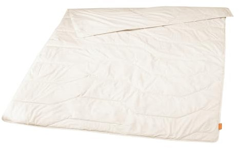 sleepling Sommerdecke Lyocell Tencel Baumwolle leichte Bettdecke 135 x 200 cm, weiß