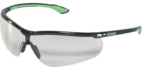 Uvex Gafas de seguridad, color gris carbón, protección UV