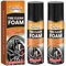 Eclare 2x100ml Car Wheel Cleaner, Rayhong Tire Clean Foam, Tyre Cleaner for Car Care