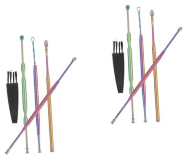 PACKOVE 1 Set Ear Wax Removal Kit Durable Ear Cleaner Tools with Cleaning Brush for Adults
