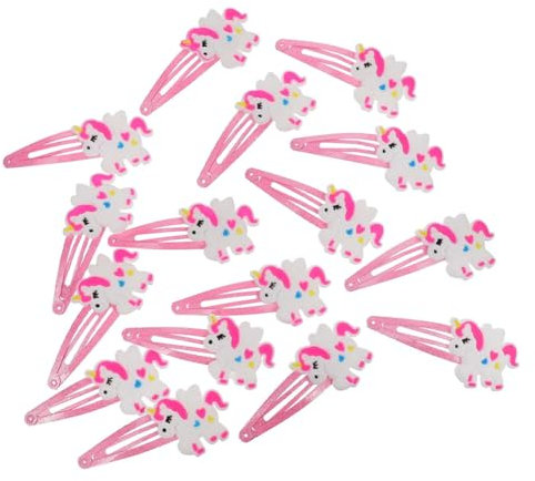 KOMBIUDA 20stücke Mädchen Haarclips Einhorn Haarclips Cartoon Haarspangen Haar Zubehör Haarnadeln Für Junge Mädchen