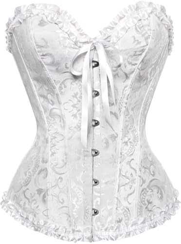KILOXYEFRO lila Korsett Corset Korsett schwarz weißes Corsage Halloween kostüm Damen sexy Gothic corsagenkleid Damen corsagenkleid Gothic Oberteil Black swan Costume