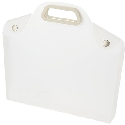 Raccoglitore trasparente per documenti, impermeabile, riutilizzabile, per documenti, ricette, progetti, candidature, ufficio, scuola