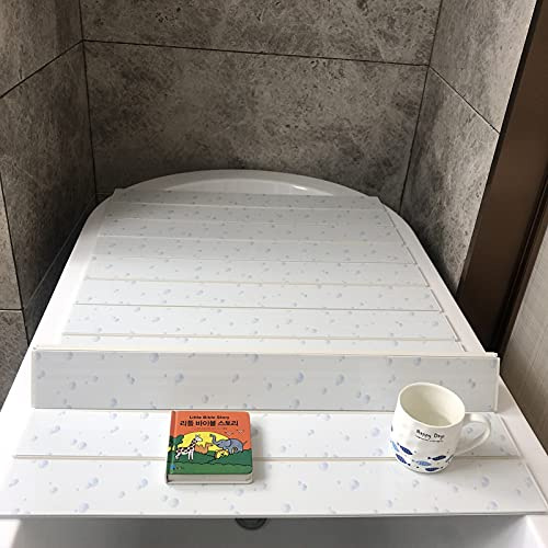 Foldable Bathtub Tray, Waterproof Bathtub Cover, Space-Saving Storage nizer, Dustproof Bath Caddy, Size: 85x66x0.6 cm, Perfect for Relaxation and Convenience