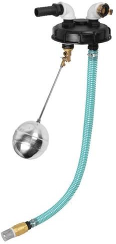 Generchin Couvercle IBC 150 avec Connexion de Pompe de Protection Contre le Débordement pour Réservoirs D'Eau de Pluie Outils de Jardinage Pièce de Rechange pour Outil