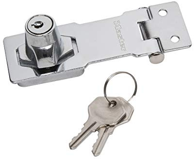 Master Lock 726EURD Dörrhasp med nyckellås, 7,6 x 3,2 cm