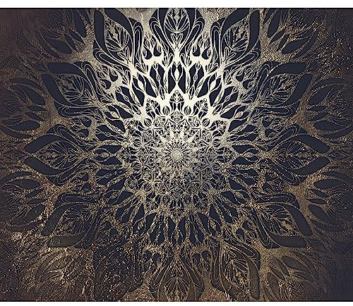 murando Fototapete selbstklebend Mandala 343x256cm Foto Tapete Tapetenfolie Möbelfolie Wandverkleidung Wandtapete Motivtapeten Bildtapete Schlafzimmer 3d Effekt Ornament Orient Zen f-A-0659-a-b