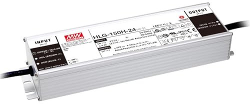 Mean Well LED Netzteil, 24 V, DC, 6,3 A, 150 W, IP65, für LED Beleuchtung