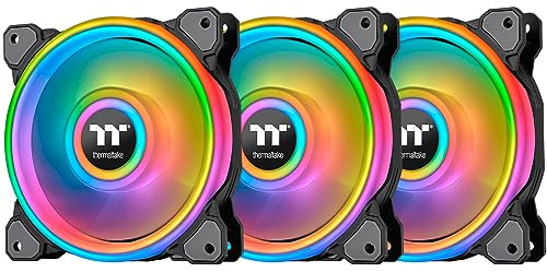 Thermaltake Riing Quad 12 RGB Radiator Fan TT Premium Edition 3 Pack