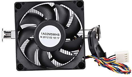 Topiky 12V CPU Lüfter Kühler,Extrudiertes Aluminium Kühlkörper CPU Kühler Hydrauliklager 2,8W 2200U/min High Speed 7015 Silent Quick Wärmeableitungslüfter für,für AM2