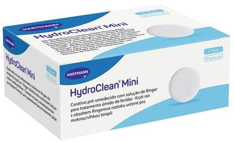HYDROCLEAN mini Kompressen 3 cm rund steril 10 St