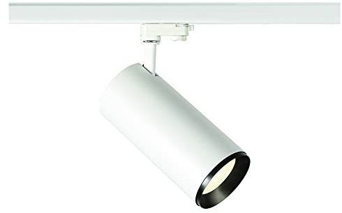 SLV 3 Phasen System Leuchte NUMINOS® XL/LED 3-Phasen-Strahler, Spot, Decken-Strahler, Decken-Leuchte, Schienensystem, Innen-Beleuchtung / 4000K 36W 3760lm weiß dimmbar 36Grad