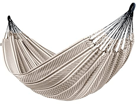 La Siesta Flora Zebra - Organic Cotton Double Classic Hammock