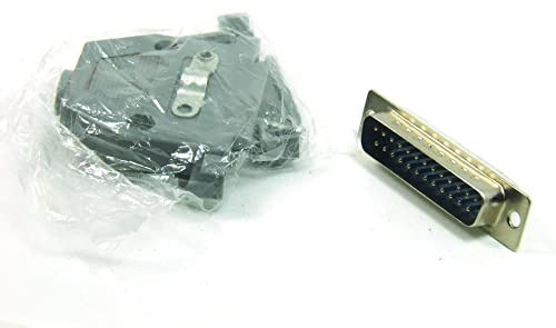 POPESQ® 1 Stk. x D-Sub Stecker 25 polig mit Gehäuse #A4700