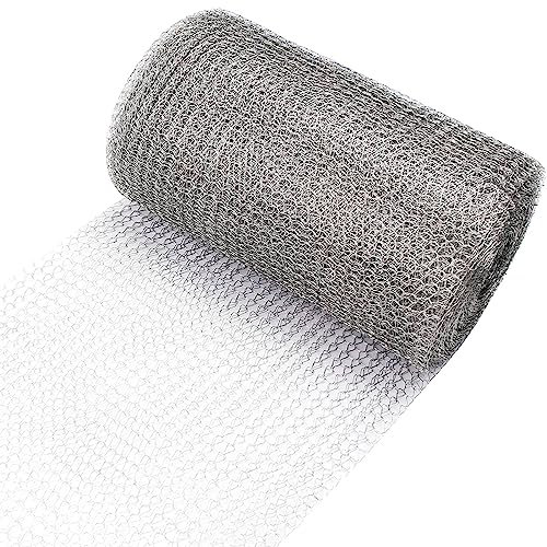 Malla Tejido Roedores, 6M Metálica Malla Acero Inoxidable 304, Malla de Alambre Malla Tejido, para Agujeros de Construcción Rejillas de Ventilación Proteger Las Plantas y Bloquear Huecos