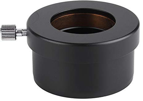 Teleskop-Okular-Adapter 2 Zoll auf 1,25 Zoll, Schwarzes Metall, Teleskop-Okular-Montage-Adapter, Zubehör, Adapter, Teleskop-Foto-Adapter für 2 Zoll Teleskop