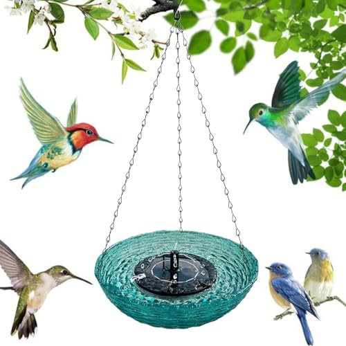 d'acqua per uccelli, bagno per uccelli all'aperto - Fontana d'acqua per bagno per uccelli appeso,Bolletta solare del bagno della fontana del, del bagno ' del balcone